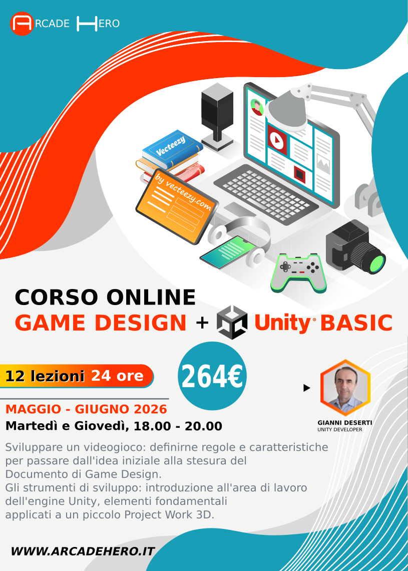 corso game design unity